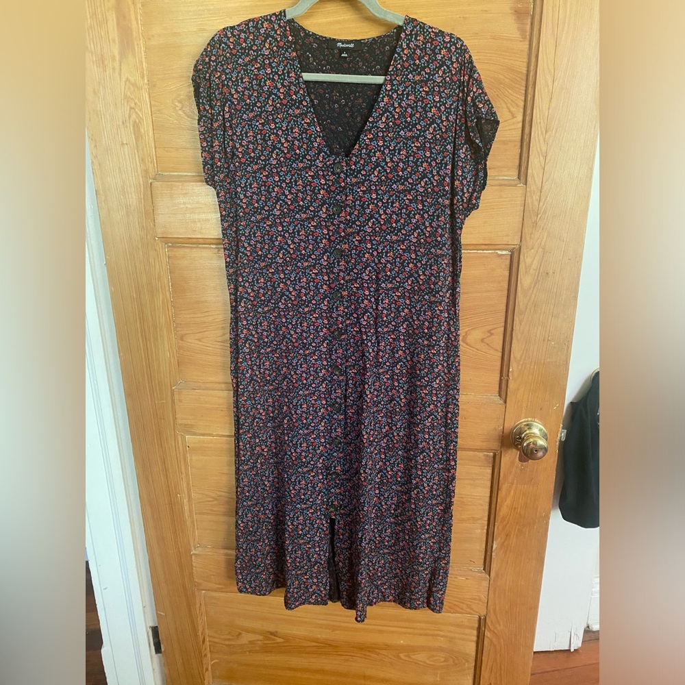 Madewell floral midi